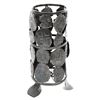 Image 2 : Silver candle holder (ca. 1850) made of 33 small silver cobs of Mexico, Lima, Potosi and Guatemala (
