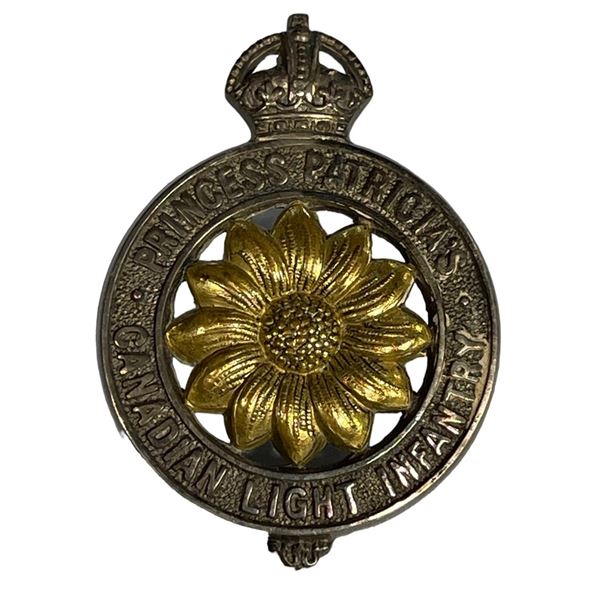 WW1 CEF PPCLI Officers Margurite Cap Badge