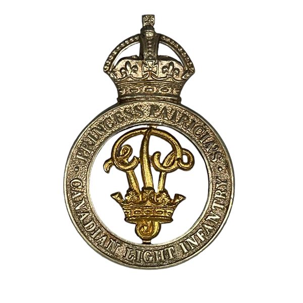 WW2 PPCLI Officers Cap Badge