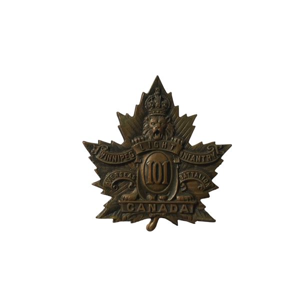 WW1 CEF 101st Battalion Cap Badge