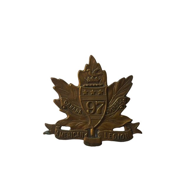 WW1 CEF 97th Battalion Cap Badge