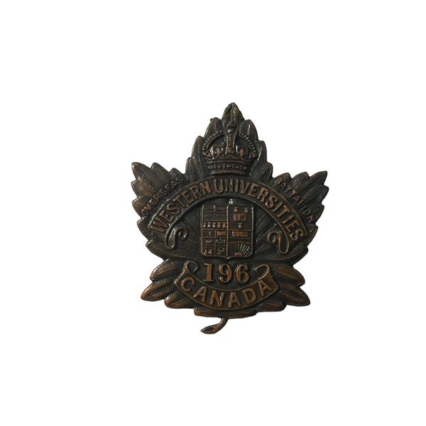 WW1 CEF 196th Cap Badge