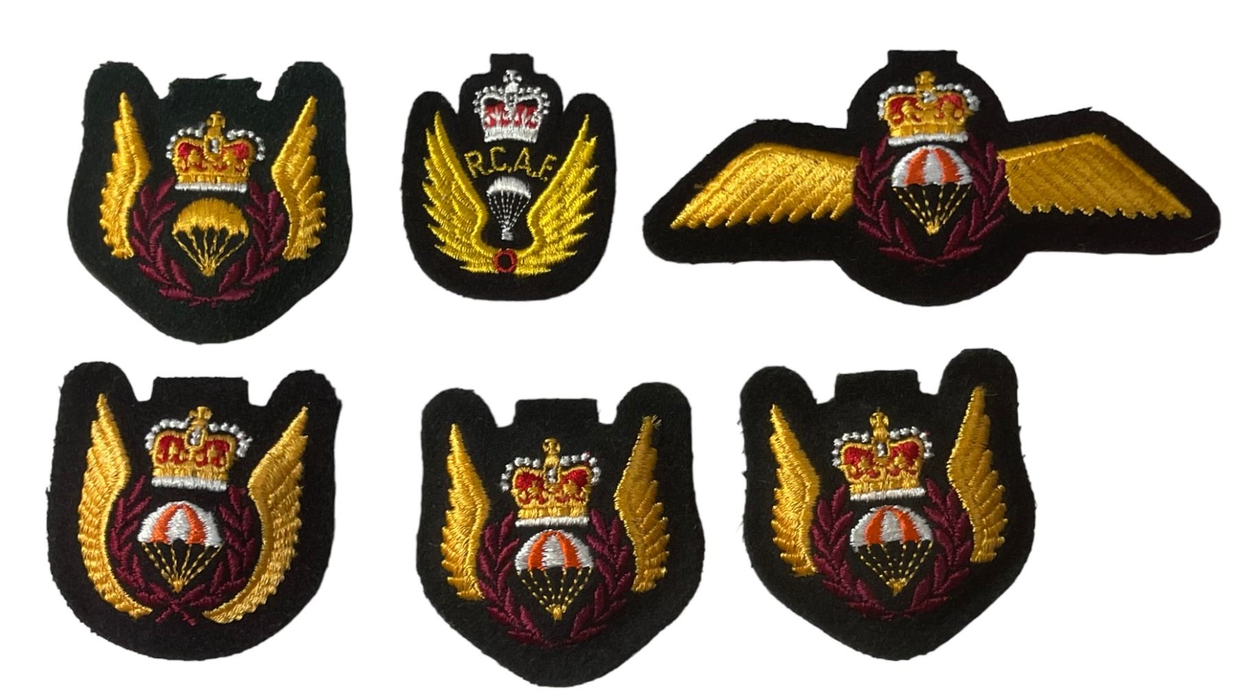 Lot of 6 RCAF Para Rescue Wings