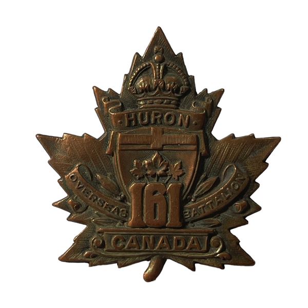 WW1 CEF 161st Battalion Cap Badge