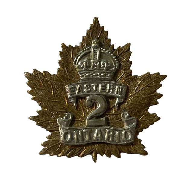 WW1 CEF 2nd Battalion Cap Badge