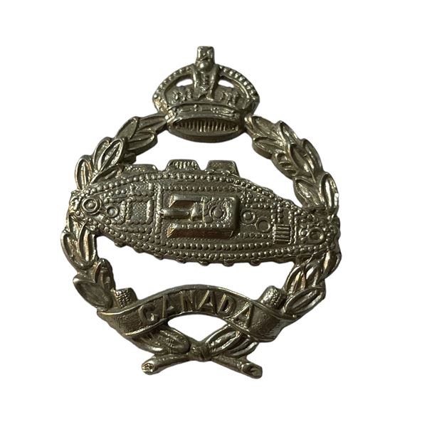 WW2 Canadian Armoured Corps Cap Badge