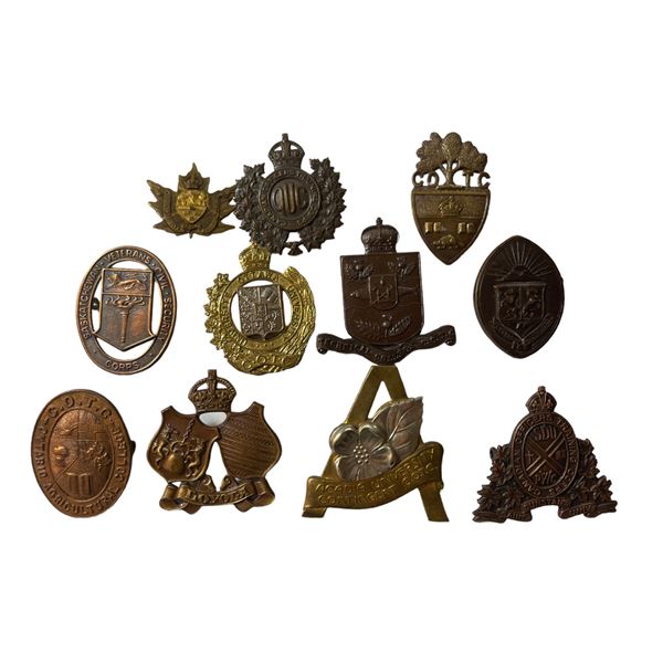 Lot of 11 COTC / Universities Badge Lot