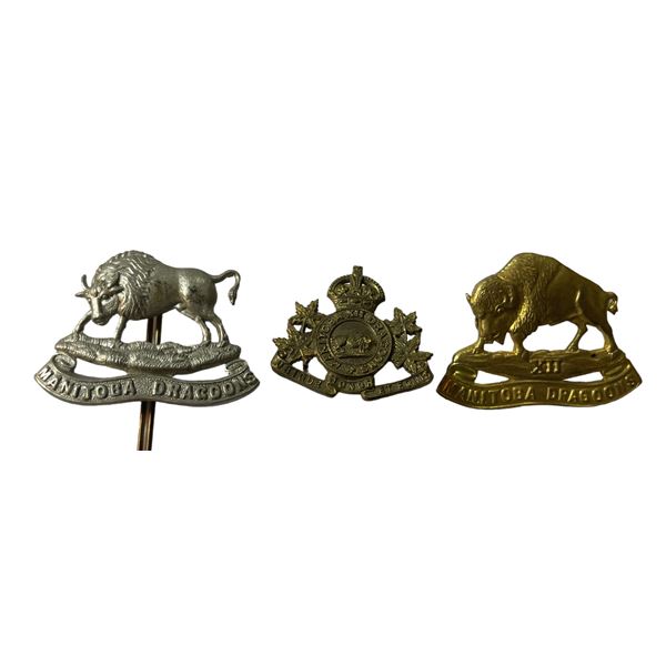 Manitoba Dragoons Badge Lot