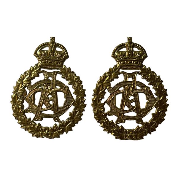 WW2 Canadian Army Dental Corps Cap Badge Lot