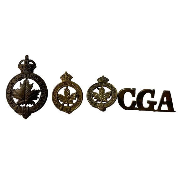 Canadian Garrison Regiment Badge Lot