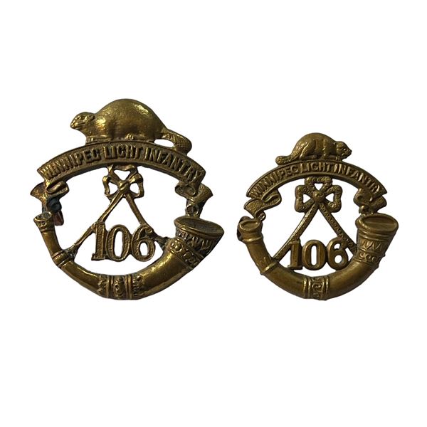 Pre WW1 106th Regiment Badge Lot