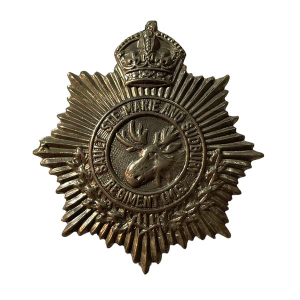 WW2 era Sault Ste Marie Regiment Cap Badge