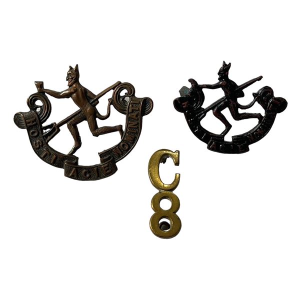 WW1 CEF 8th Battalion Winnipeg Rifles Badge Lot