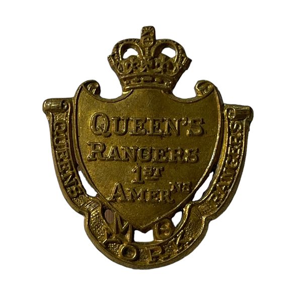 Queens York Rangers Collar Badge