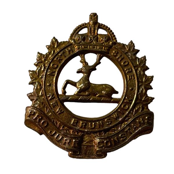 WW2 North Shore New Brunswick Cap Badge