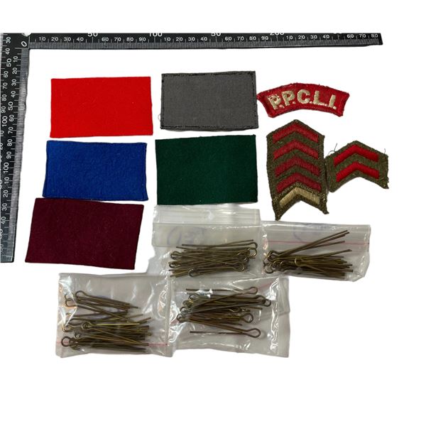 WW2 Cloth & Cotter Pin Lot