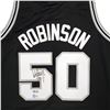 Image 2 : DAVID ROBINSON SIGNED SAN ANTONIO SPURS MICHELL N NESS JERSEY (BECKETT COA)