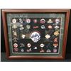 Image 1 : FRAMED VINTAGE MLB COLLECTOR SET OF PINS