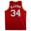 Image 1 : HAKEEM OLAJUWON SIGNED HOUSTON ROCKETS BASKETBALL JERSEY (BECKETT COA)