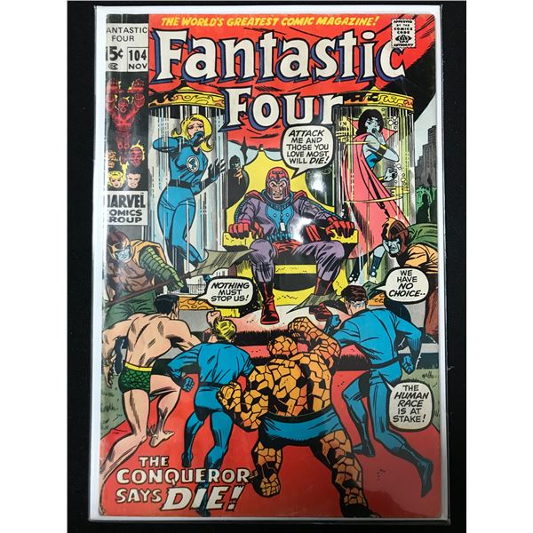 MARVEL COMICS FANTASTIC FOUR NO. 104