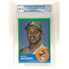 Image 1 : 2022 TOPPS COOPERSTOWN ED REGGIE JACKSON NO. 34 GREEN PARALLEL 108/125 (GCG 9.5)