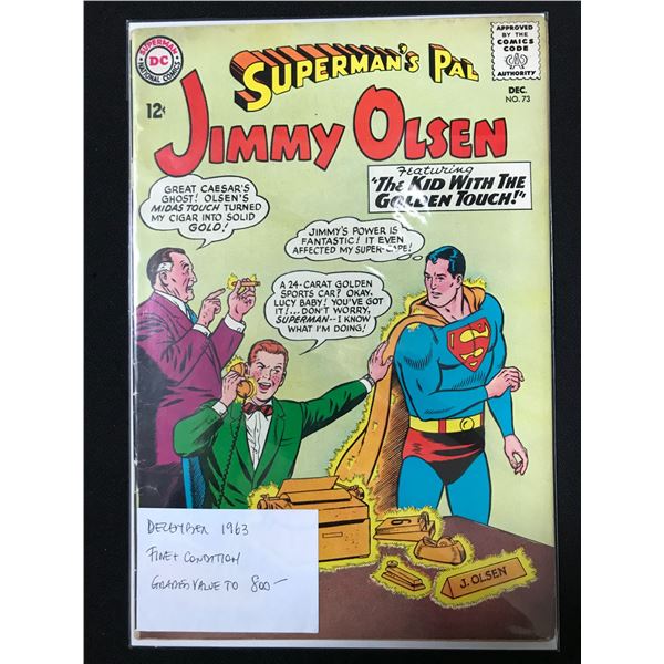 DC COMICS NO.73 SUPERMAN'S PAL JIMMY OLSEN