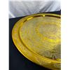 Image 3 : Large Brass Style Decorative Plate