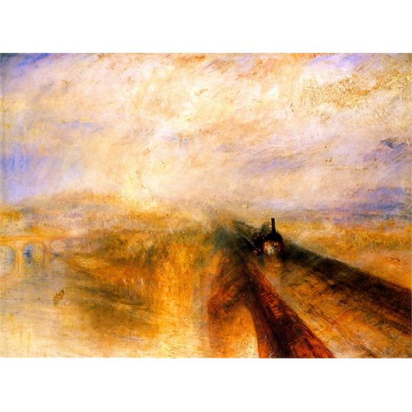 Joseph Mallord William Turner - Rain Steam and Speed the Great Western