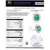Image 3 : 3.31 ctw Emerald and 0.84 ctw Diamond 18K Yellow and White Gold Ring (GIA CERTIF