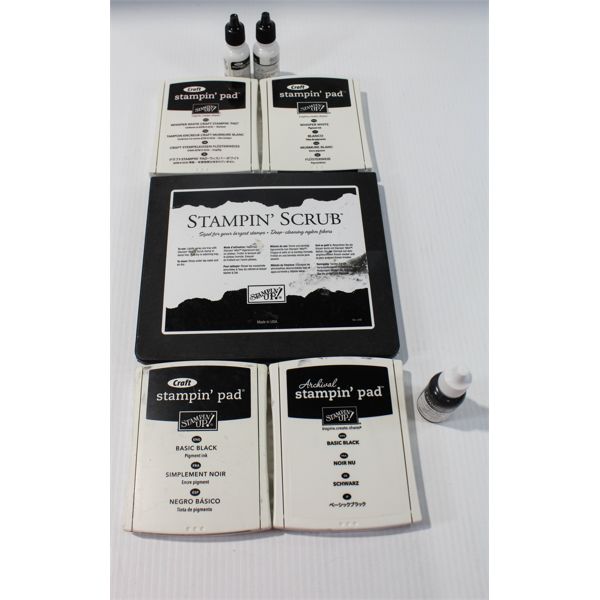 STAMPIN UP STAMP PADS & STAMPIN' SCRUB