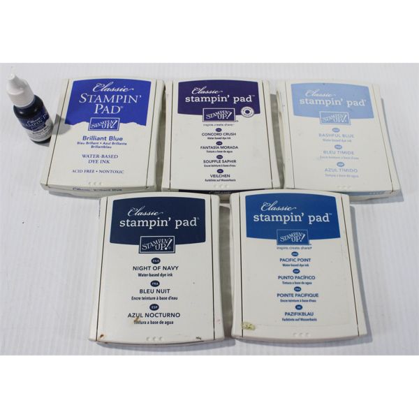 5 STAMPIN UP STAMP PADS 