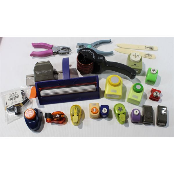 ASST PAPER PUNCHES & PAPER CRAFT TOOLS