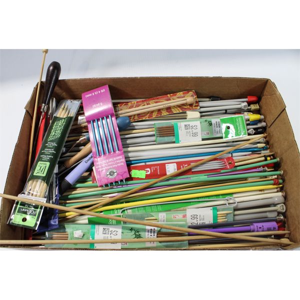 ASST. KNITTING & CROTCHETING NEEDLES