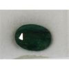 Image 1 : 3.70 CT OVAL SHAPE NATURAL EMERALD COLOR ENHANCED