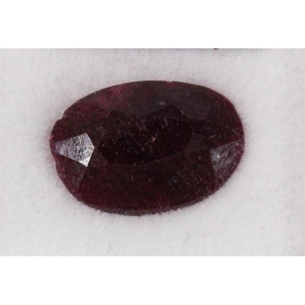 4.01 CT OVAL SHAPE NATURAL RUBY COLOR ENHANCED