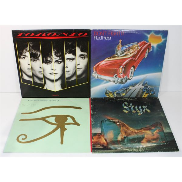 LOT OF FOUR ASSORT. CLASSIC ROCK RECORDS