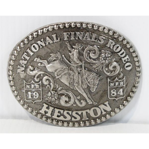 1984 HESSTON NATIONAL FINAL BELT BUCKLE