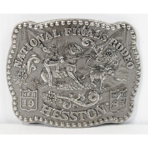 1985 HESSTON NATIONAL FINAL BELT BUCKLE