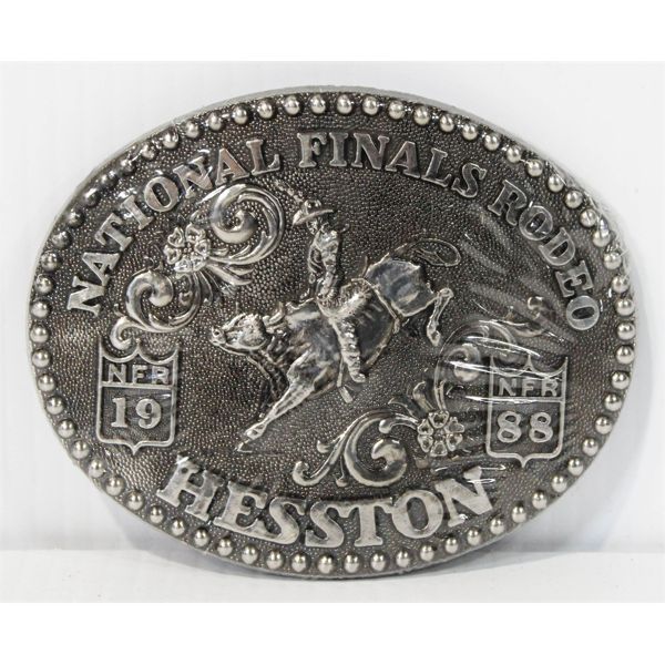 1988 HESSTON NATIONAL FINAL BELT BUCKLE