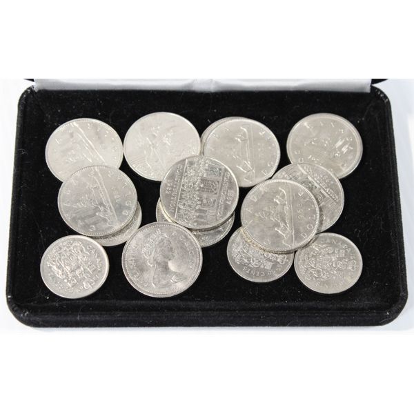 ESTATE CANADIAN DOLLARS & HALF DOLLARS