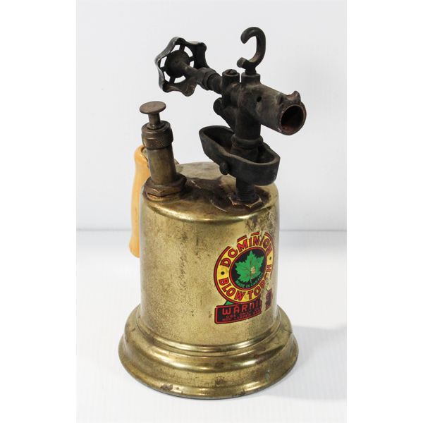 OLD BRASS DOMINION BLOW TORCH