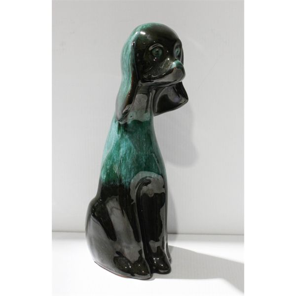 BLUE MOUNTAIN POTTERY DOG FIGURINE