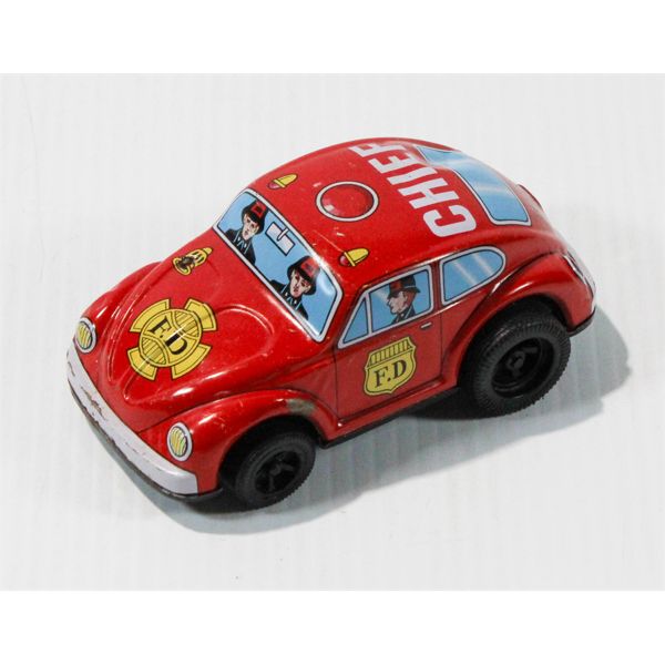1960'S FIRE CHIEF VOLKSWAGON TIN TOY