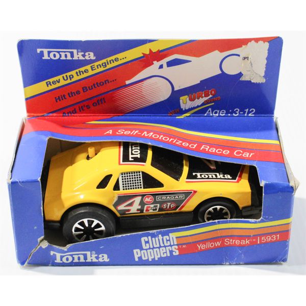 1979 TONKA CLUTCH POPPERS YELLOW STREAK