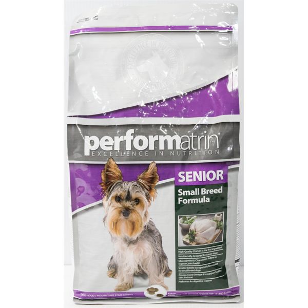 PERFORMATRIN SENIOR SMALL BREED FORMULA DOG FOOD – 6 LB