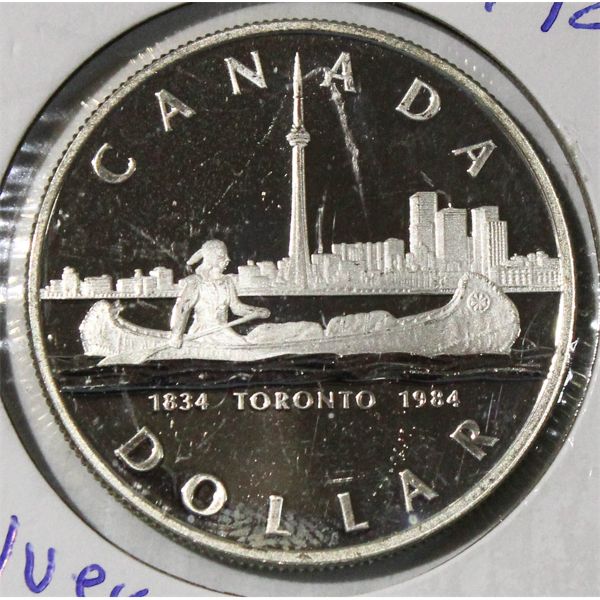 1984 (18834) CANADA TORONTO SILVER DOLLAR