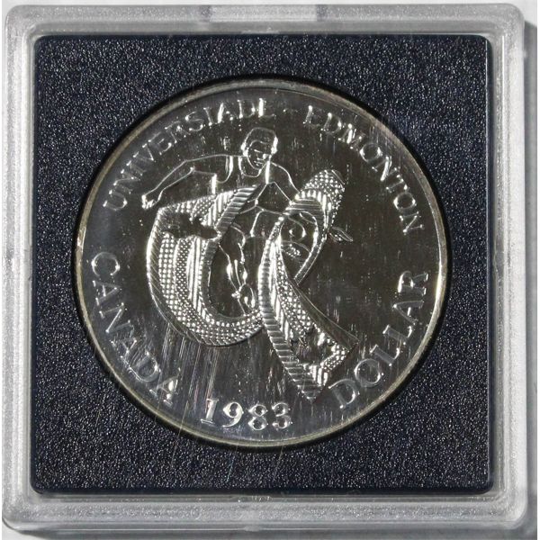 1983 CANADA UNIVERSIADE SILVER DOLLAR