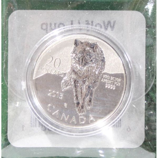 2013 RCM 20 DOLLAR 9999 PURE SILVER COIN W/ COA