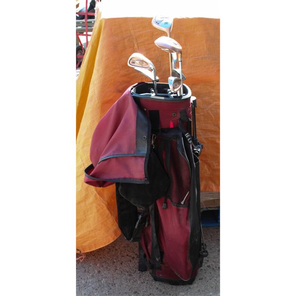 SPECTRA GOLF CLUBS & PING PUTTER W/BAG & ACCESSORIES