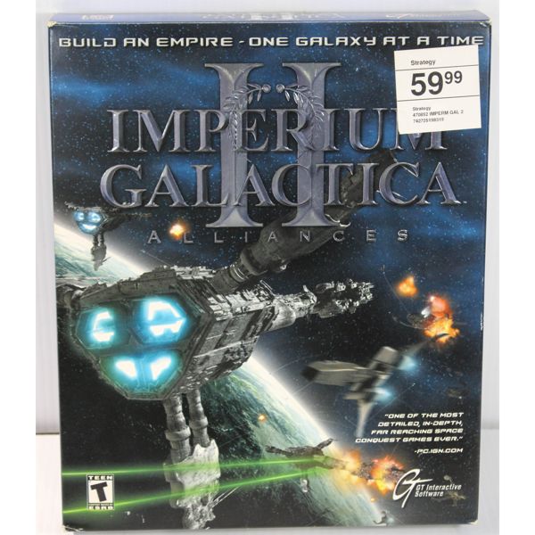IMPERIUM GALACTICA: ALLIANCES FOR PC  - 2000